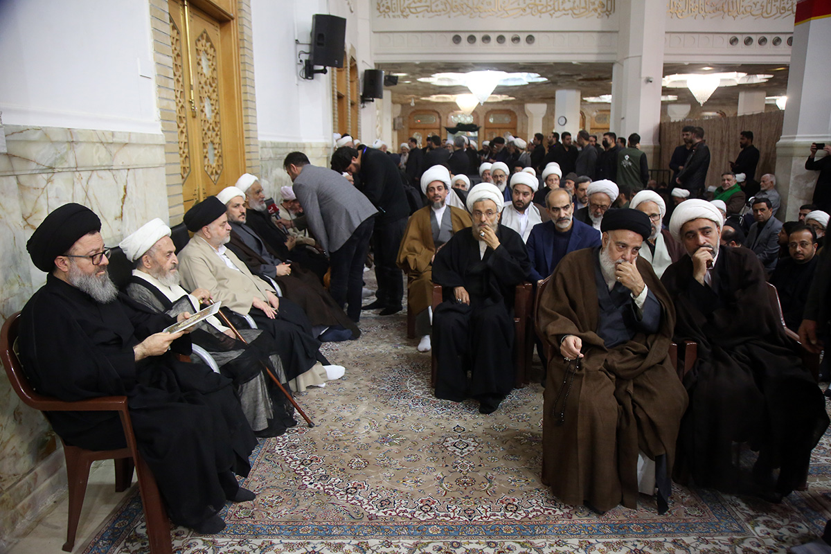 Qumda Ayətullah Xameneinin 40 mərasimi - FOTOLAR 