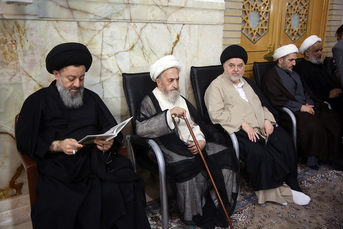 Qumda Ayətullah Xameneinin 40 mərasimi - FOTOLAR 