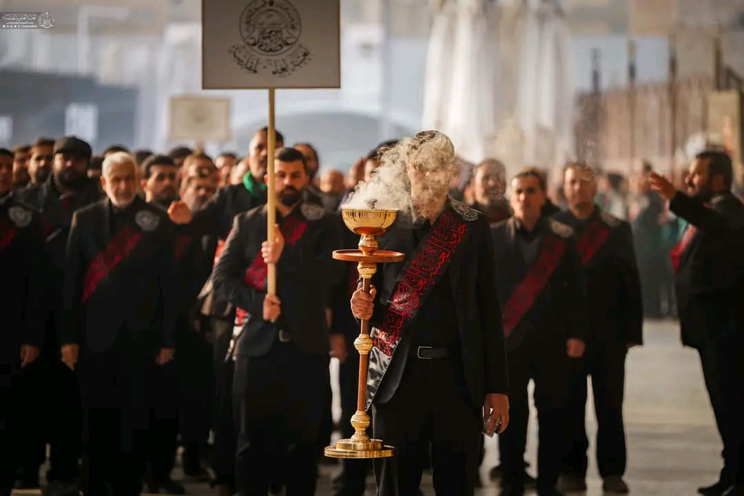 İmam Əli (ə) ziyarətgahında İmam Hadinin (ə) şəhadət məclisi keçirilib - FOTOLAR