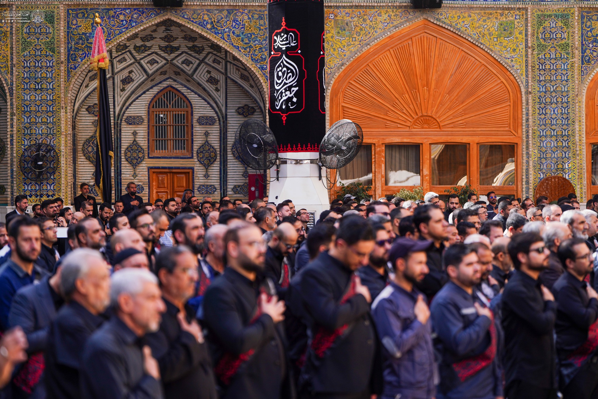 İmam Əli (ə) ziyarətgahında İmam Sadiqin (ə) şəhadət məclisi keçirilib - FOTOLAR