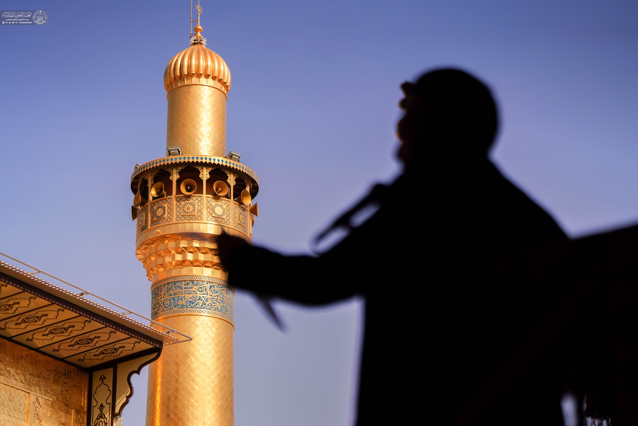 İmam Əli (ə) ziyarətgahında İmam Sadiqin (ə) şəhadət məclisi keçirilib - FOTOLAR