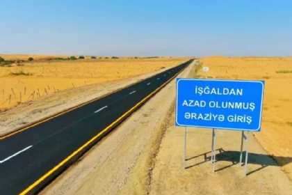 Azad olunan ərazilərdə 571 km-dən artıq yol bərpa edilib