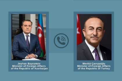 Ceyhun bayramovla Çavuşoğlu arasında telefon danışığı olub