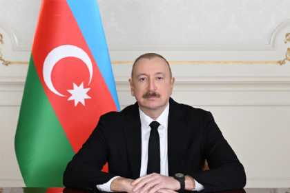 İlham Əliyev Xocalı Soyqırımı Memorialının açılışında iştirak edib