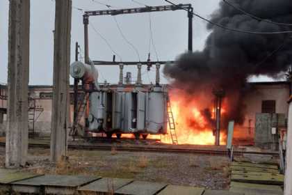 Şəmkirdə elektrik yarımstansiyasında yanğın olub