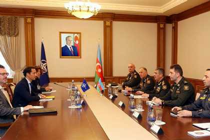 Zakir Həsənovla NATO nümayəndəsi arasında görüş baş tutub