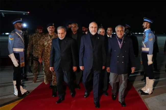 Qalibafın rəhbərlik etdiyi İran nümayəndə heyəti Pakistandadır