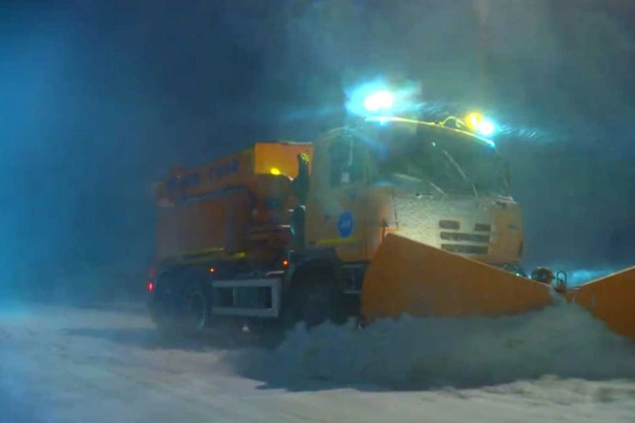 AAYDA: Yollar qardan və buzdan təmizlənib