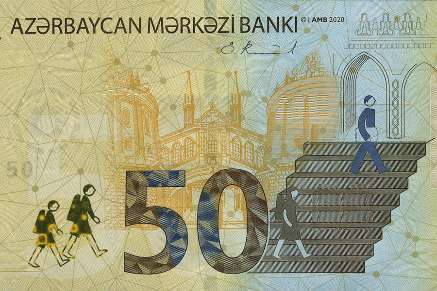 Azərbaycanın yeni 50 manatlıq pul nişanı ilin ən təhlükəsiz banknotu seçilib