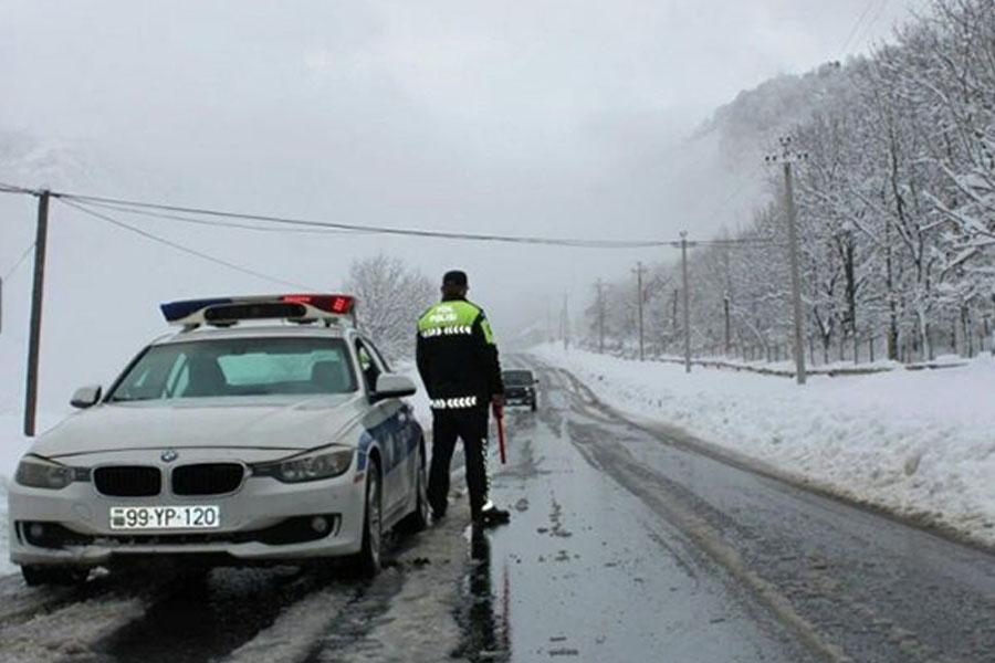 DYP hava şəraiti ilə bağlı hərəkət iştirakçılarına müraciət edib 
