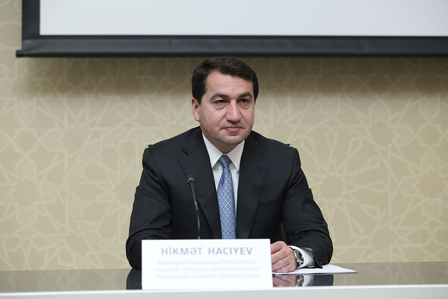 Hikmət Hacıyev Edillidəki kütləvi məzarlıqla bağlı paylaşım edib