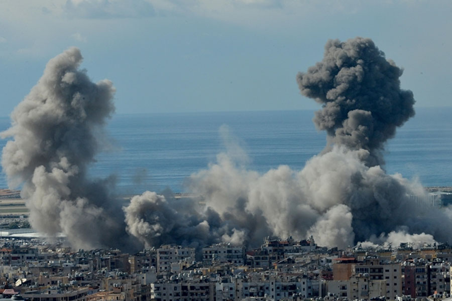 İsrail Beyruta hava hücumu edib