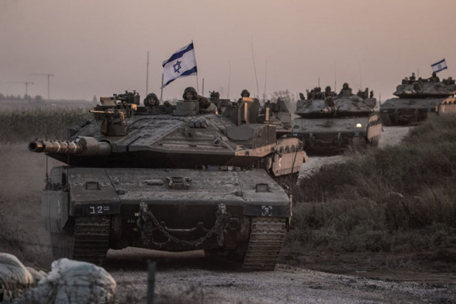 İsrailə məxsus 20 zirehli texnikadan ibarət karvan Suriyaya daxil olub