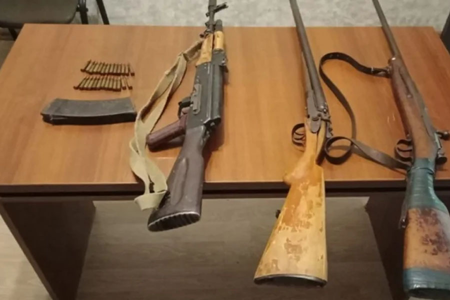 Sumqayıtda qanunsuz silah-sursat aşkar edilib