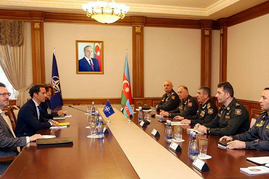 Zakir Həsənovla NATO nümayəndəsi arasında görüş baş tutub